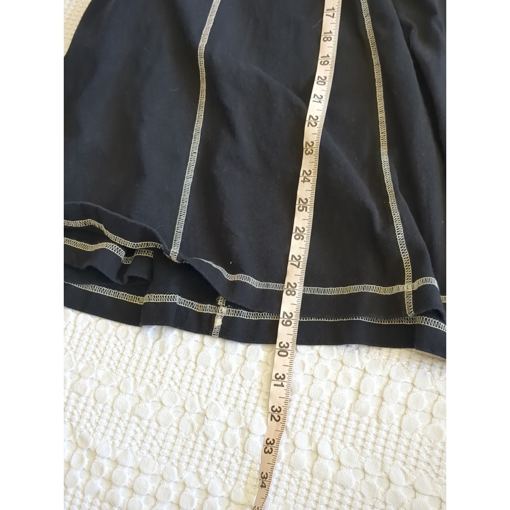 We The Free Free-Est Strada Midi Skirt Sz XS Black White Piping Waist 27" - Picture 8 of 9
